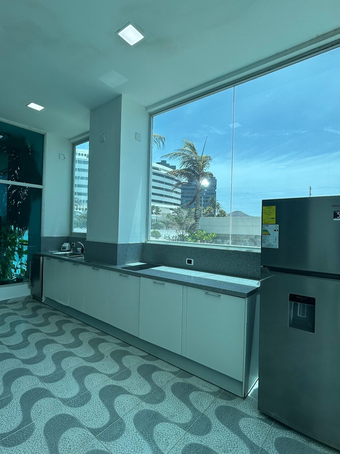 Área de cocina del apartamento