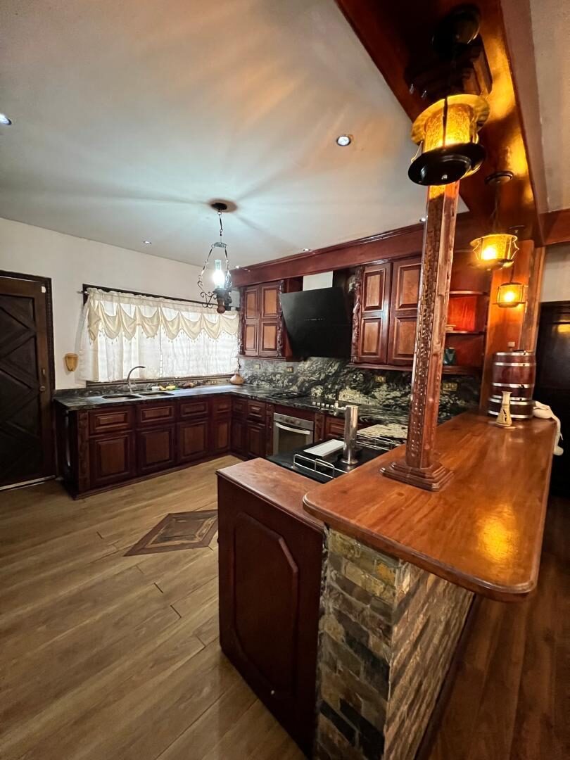 Cocina en caoba