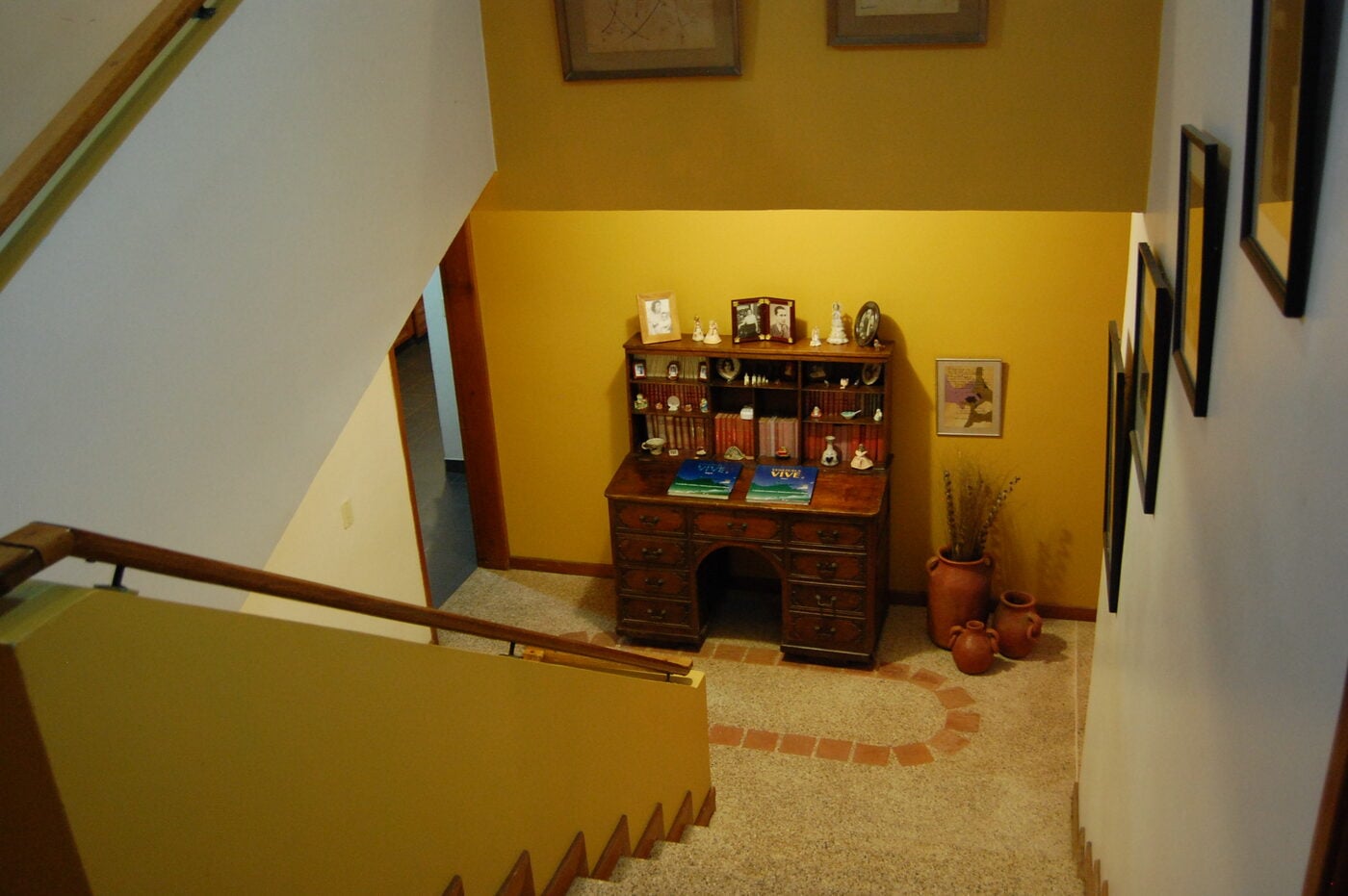Escalera y estudio del nivel de acceso