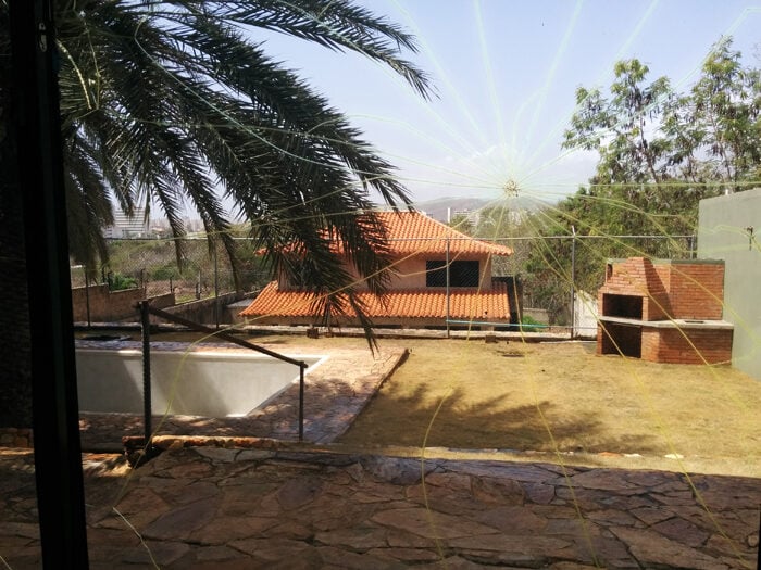 Área exterior de la casa