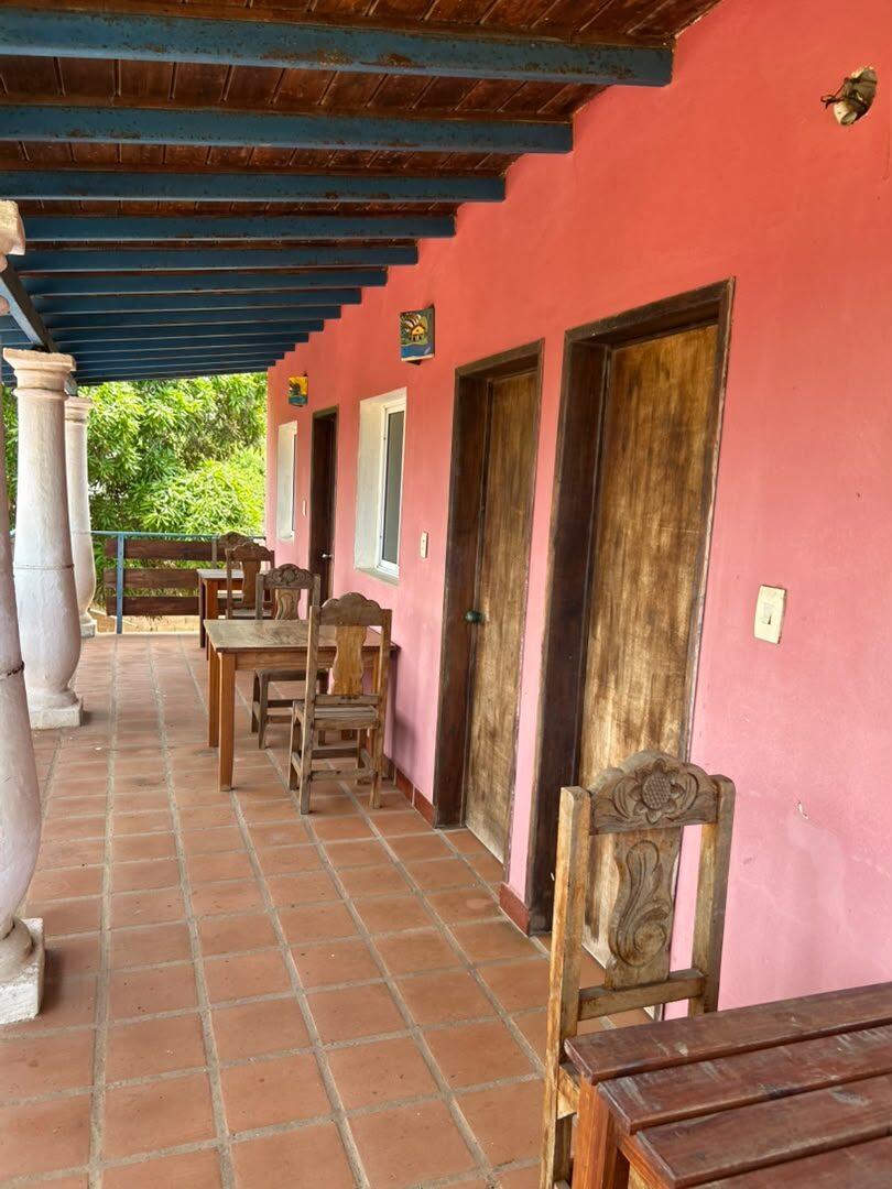 Corredor de las habitaciones