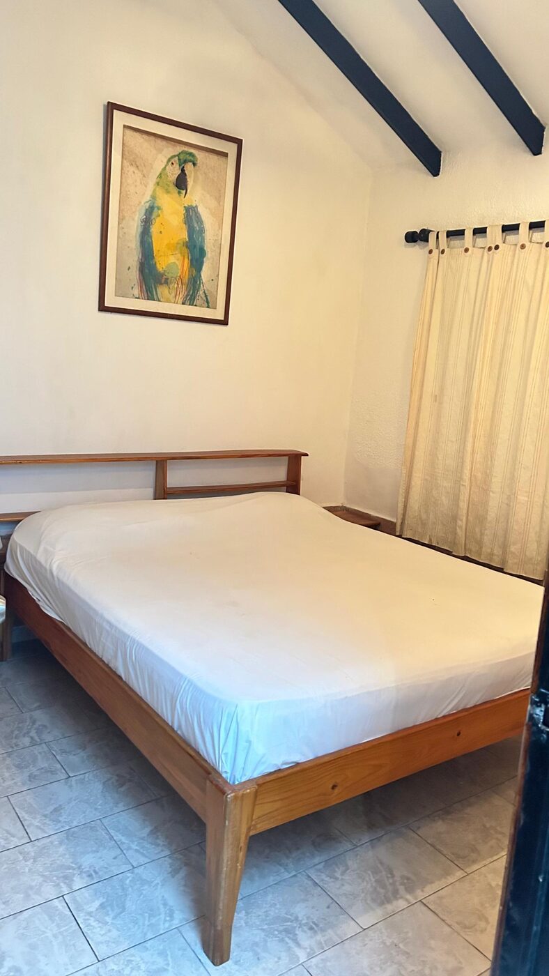 La segunda habitación, con cama matrimonial
